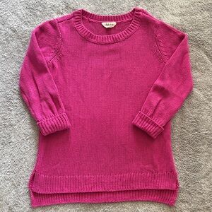 Style & Co. Magenta Crew Neck Sweater